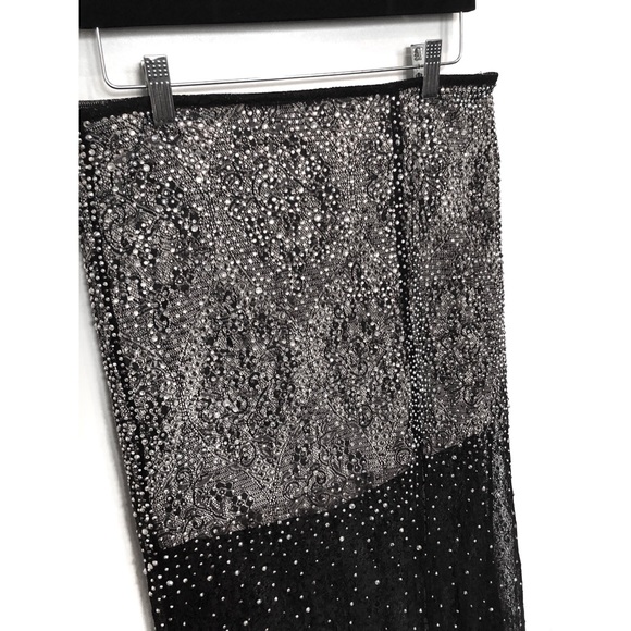 🆕 Sexy 2-Piece Rhinestone Cocktail Party Dress - Picture 4 of 8